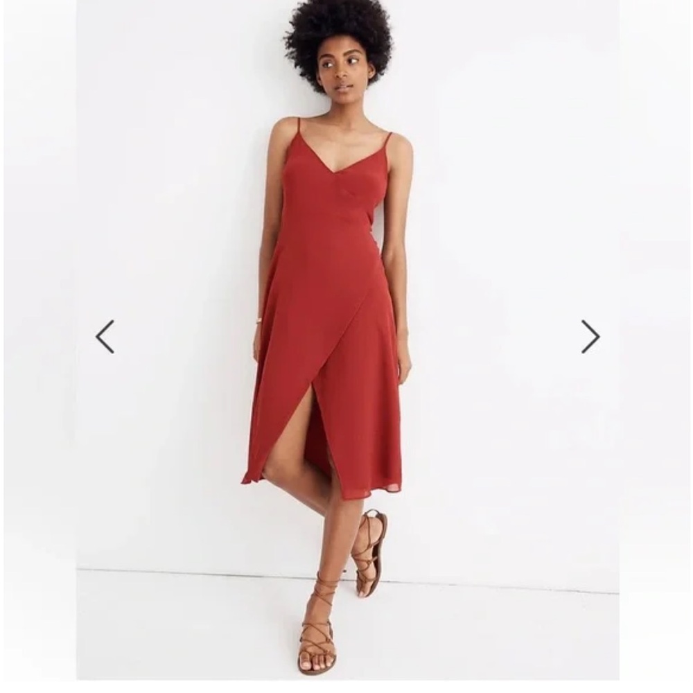 Madewell Dress Cami Wrap Dress - Picture 3 of 6